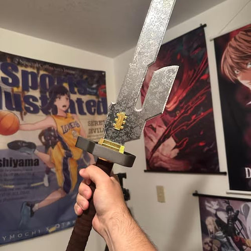 Handcrafted Real Steel Sword - Authentic Anime Cosplay Weapon Fans