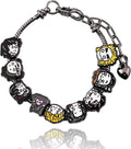 Anime Slayer Beaded Bracelets Set – Tanjiro, Nezuko & Zenitsu Jewelry