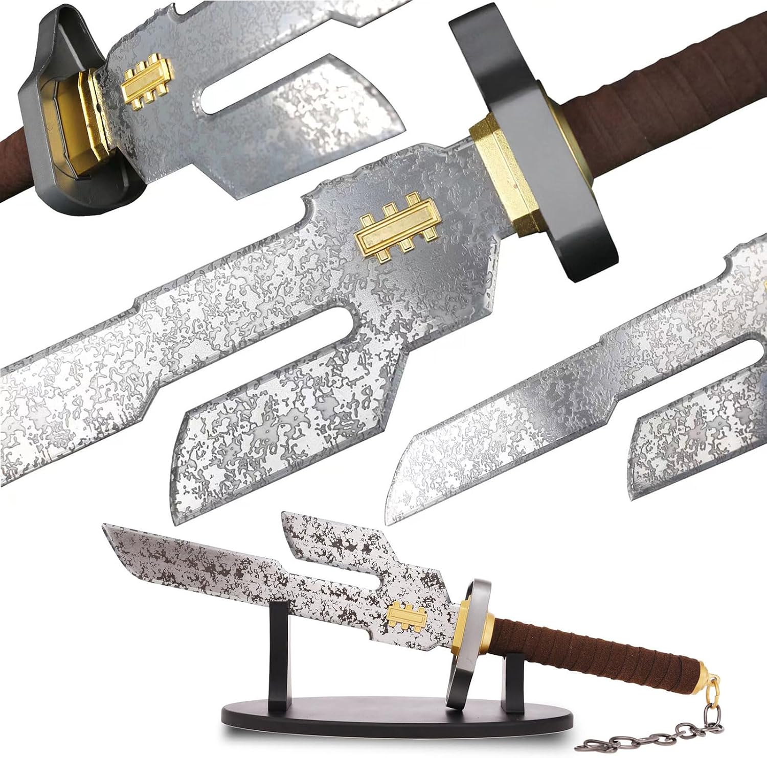 Handcrafted Real Steel Sword - Authentic Anime Cosplay Weapon Fans